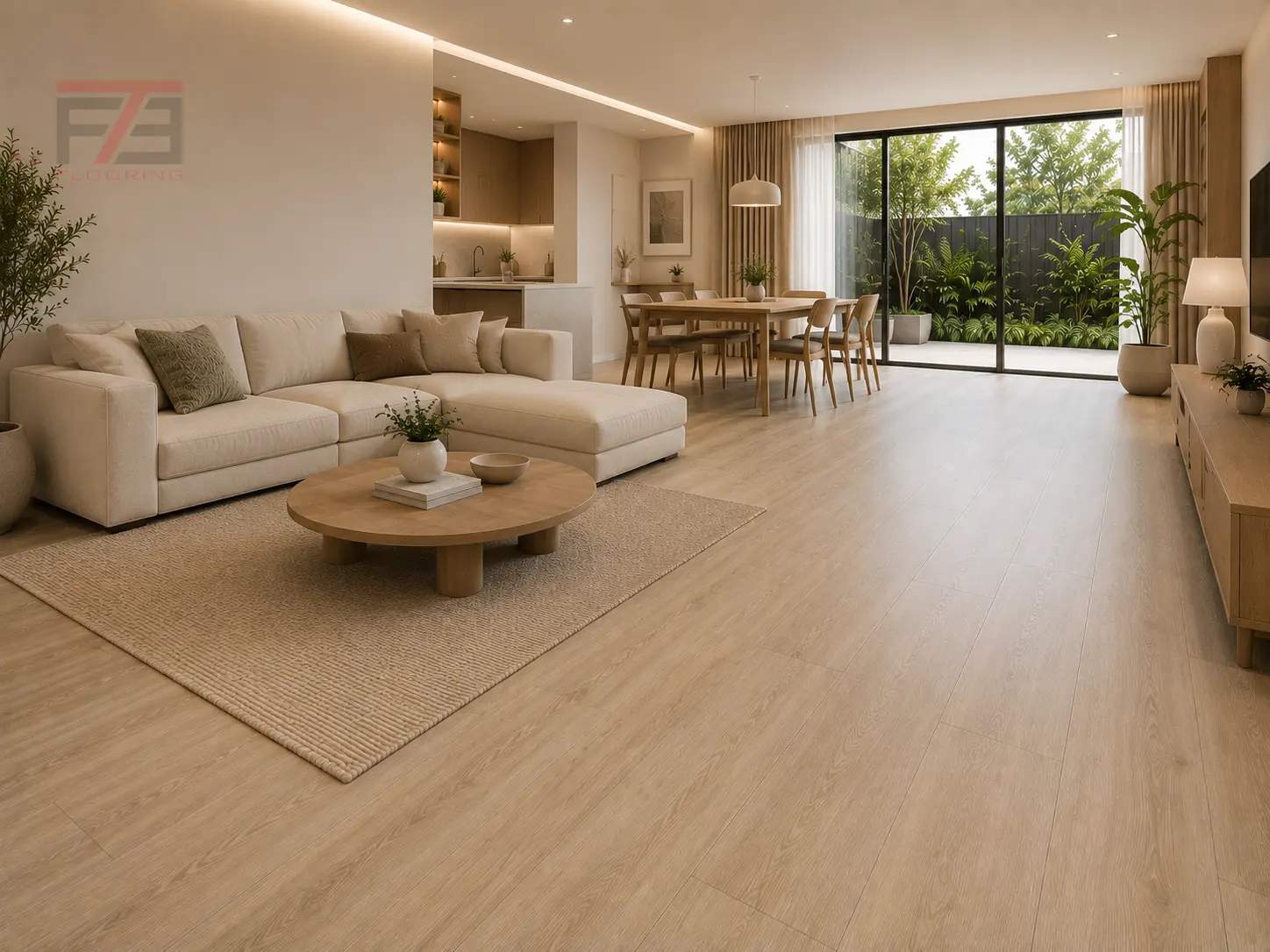 Vinyl flooring project by Reflooring